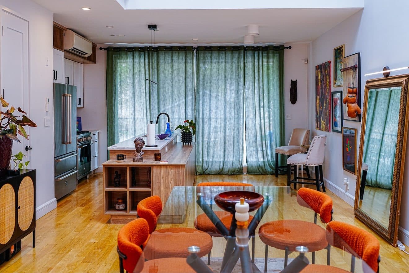 Chef-style kitchen at Golden Hour Loft